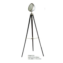 Modern Black Tall Industrial Floor Lamp (F722)